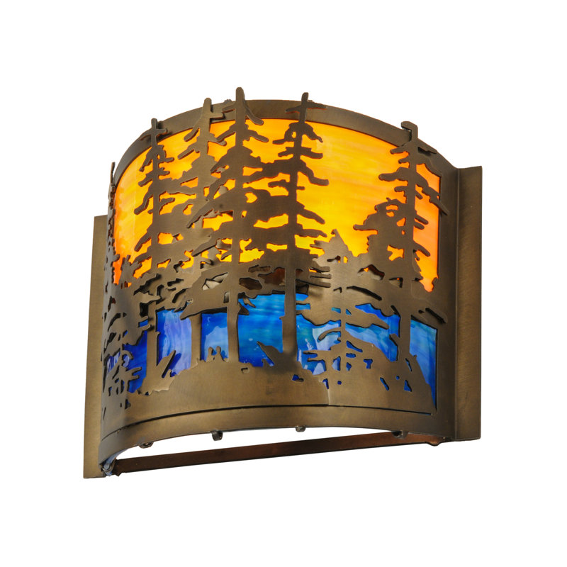 Rustic Lodge 1 - Light Flush Mounted Sconce