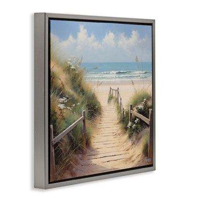Chemin de sable à la plage