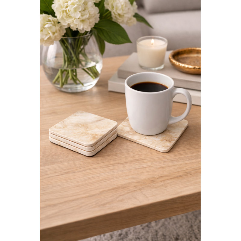 Square 2 Piece Coaster Set