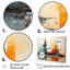 Abstrait rouge et bleu «Oil Rigs Fields II» sur toile-97040798-97040800