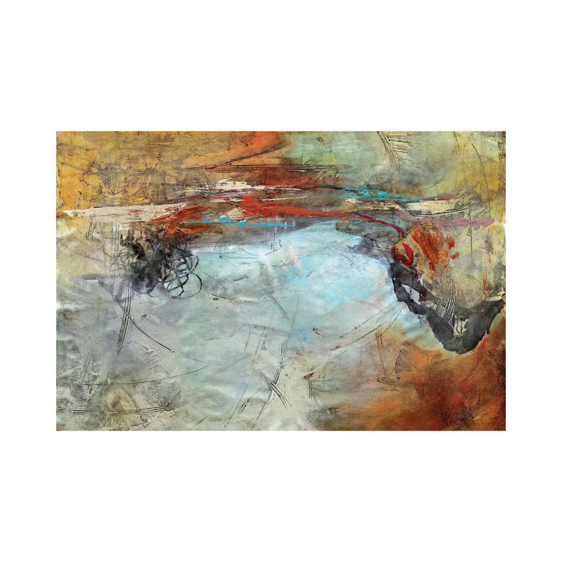 Intitulado II 1 Piece Wrapped Canvas Painting, 30.48 cm H x 45.72 cm W
