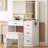 White Makeup Vanity Set