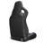 2PC Universal Bucket Racing Seats Stitch PVC Leather Reclinable Carbon Look Leather  With Adjustor Slider(Not Including Seat Bracket ) 1 Box Of 2 Pieces