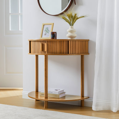 31.5" Half-Moon Console Table