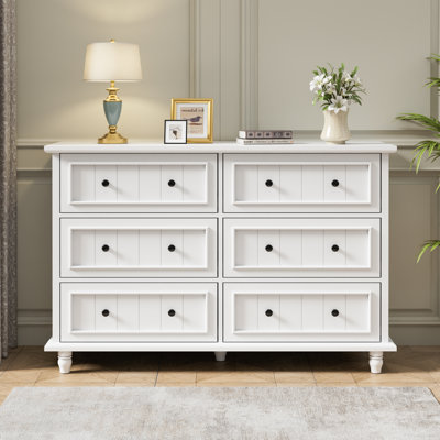 Commode double 6 tiroirs 47,2 po Amarilys