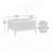 Coffee Table, LIGHT GREY finish