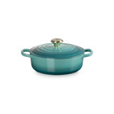 Le Creuset Enameled Cast Iron Signature Wide Round Oven, 3.5 Qt., Licorice