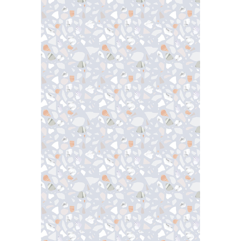 Avilyn Terrazo Grey Indoor/Outdoor Mat, Rectangle 100 x 133cm