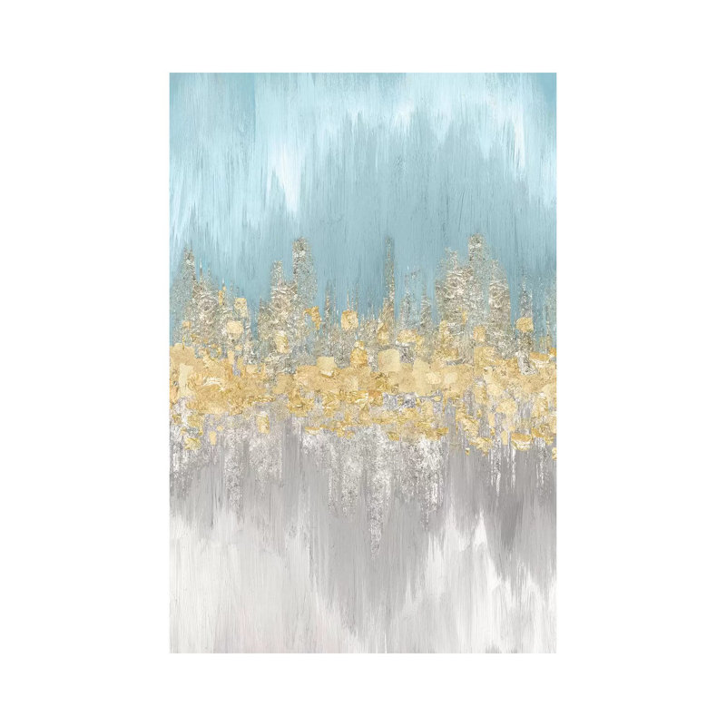 Neutral Wave Lengths II by Eva Watts - Print on Canvas, No Frame, 66.04 cm H x 45.72 cm W x 1.91 cm D