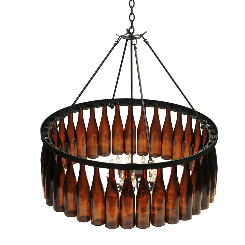 Tuscan Vineyard 12 - Light Chandelier