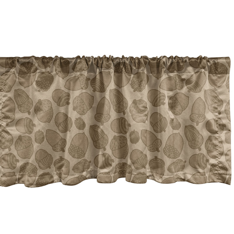 Paquet de 2 beurres de café typé Ambesonne brun 54 po brun, L 54 po x L 12 po