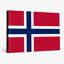 Drapeau de la Norvège - fierté nationale de Norvège, art mural sur toile-133573293