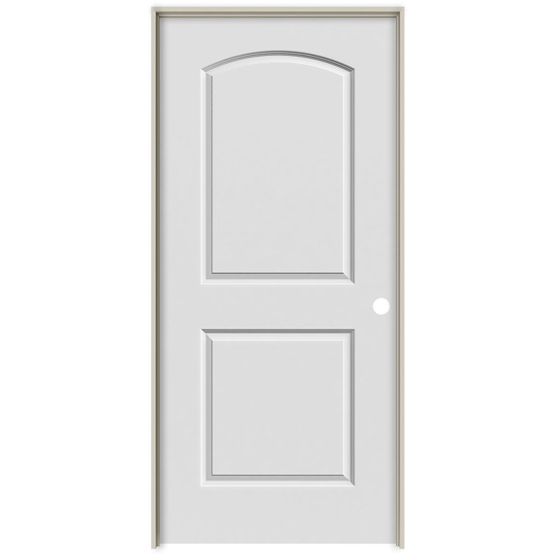 Porte standard lambrissée en bois manufacturé, Côté gauche, 38 po x 98 po, Articulé