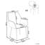 Adgie 48cm H Polyester Blend Upholstered Metal Spindle Side Chair-1802458693