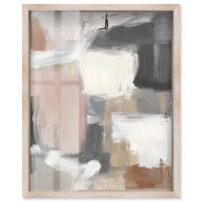 Décoration murale neutre Eloquence of the Unfinished II par Art Remedy, cadre noir, 16 x 20