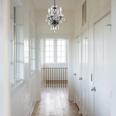 Malpaso 4 - Light Candle Style Traditional Chandelier with Crystal Accents