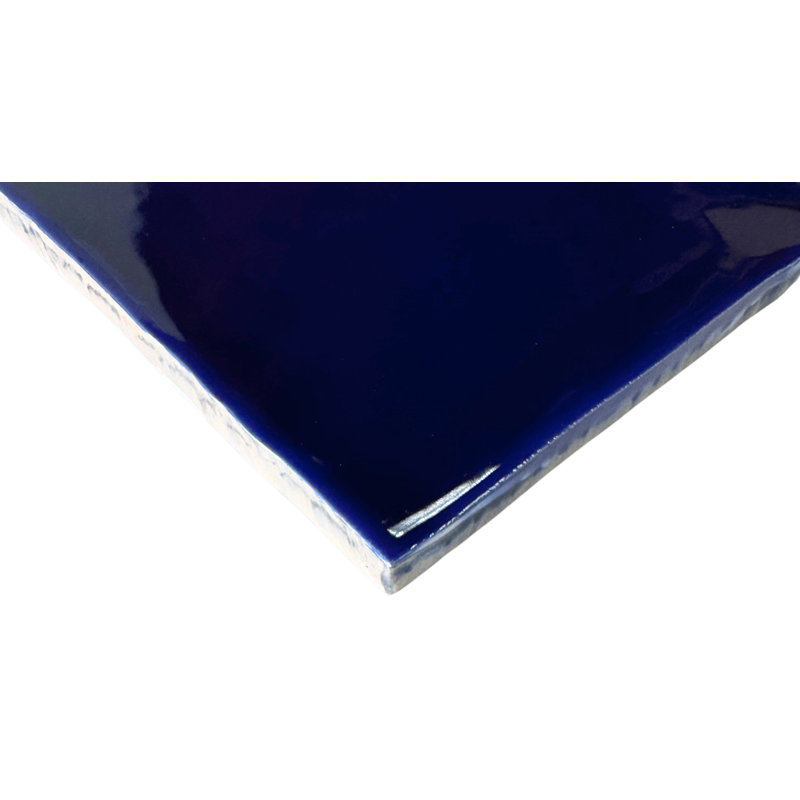 Carreau de céramique brillante 5 "x 5" Bella Cobalto, Bleu