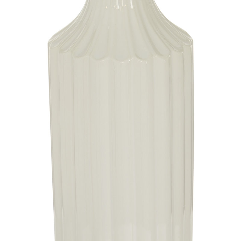 Vase décoratif en céramique Amance, H 23,35 po x l 5,4 po x P 5,45 po