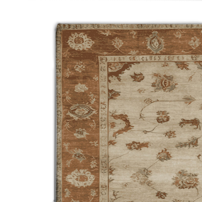 Tapis d'intérieur et d'extérieur surteint beige, Rectangulaire 2 pi x 3 pi