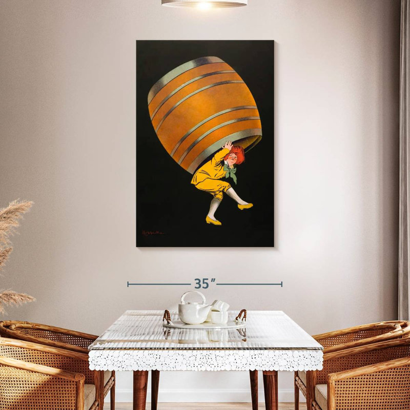 Yarlin Cognac Pellisson 1907, 48" H x 32" W