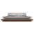 Walnut/Pearl Gray Fabric