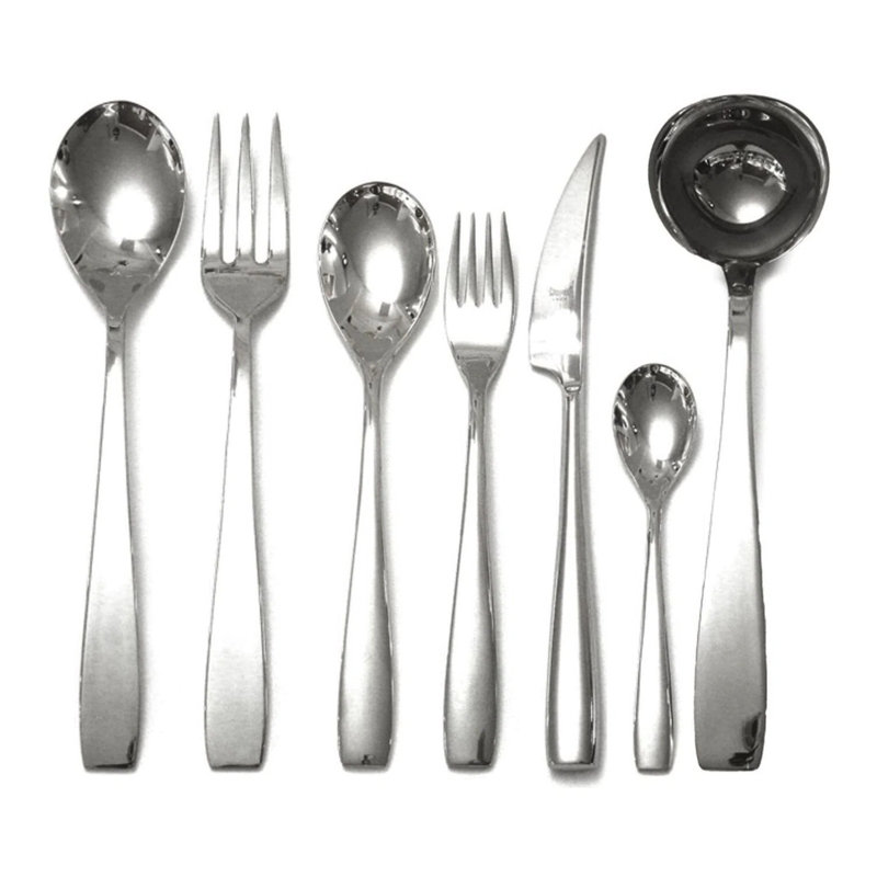 Sparta Flatware Set - 51 Pieces - Stainless Steel