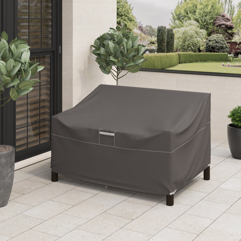 Khalil Water-Resistant Deep Seated Patio Loveseat Cover, 34" H x 76" W x 42" D