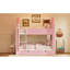 Lits superposés avec rangement, entièrement en bois MDF, style maison, chambre d'enfant moderne-1256186779