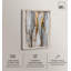 Art mural abstrait Golden Fissure Shadowbox par Art Remedy, cadre blond, 31 x 46-1511826520-1511826525
