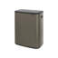 Brabantia Bo Touch Top Dual Compartment Recycling Trash Can, 2 x 8 Gallon (16 Gallon Capacity)-71882590