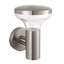 Halen Stainless Steel 4 - Bulb 22.8cm H Integrated LED Outdoor Armed Sconce