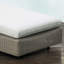 Chaise longue d'extérieur en tissu Nachelle