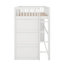 Lit mezzanine simple avec échelle-886204503