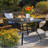 Leonard 4 - Person Patio Dining Set with Square Table-1908074436
