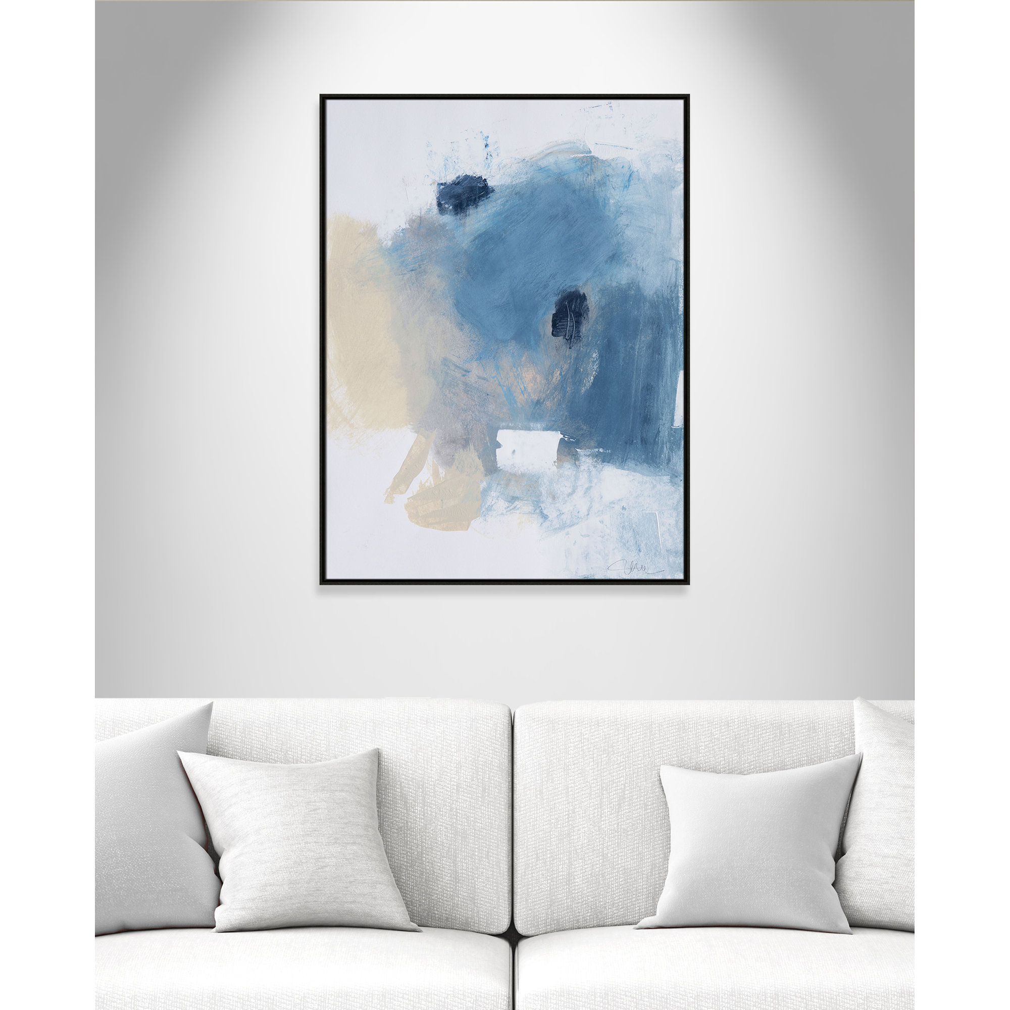 Coastal Carnival I Print by Casa Fine Arts, Espresso Floater Framed Canvas, No Mat, 49.5" H x 37.5" W x 2" D
