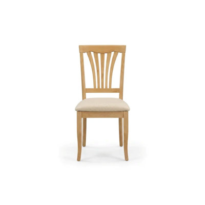 Ensemble de salle à manger rectangulaire 5 pièces en bois d'hévéa fini chêne, abattant, 2 tiroirs, chaises rembourrées