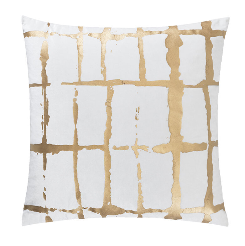 Oslo Square Velvet Pillow Cover & Insert, White