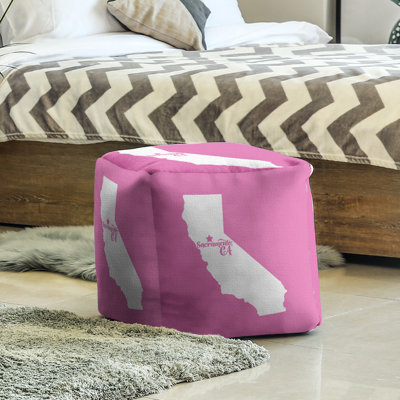 Repose-pieds cubique sacramento california