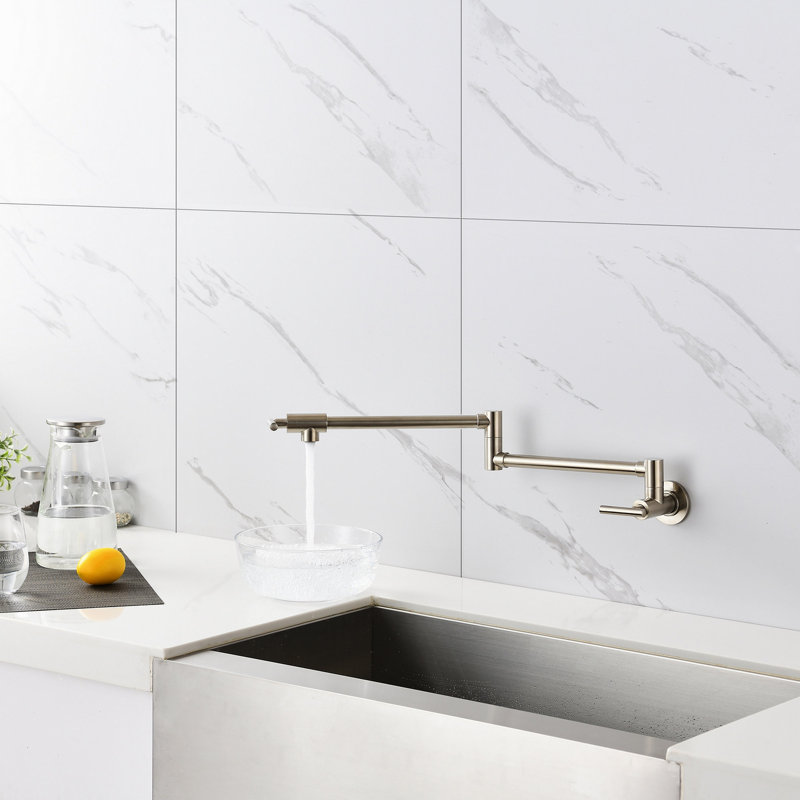Robinet remplisseur mural, Brushed Nickel