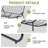 53.15" Wide Metal Patio Loveseat With Cushion-115052342