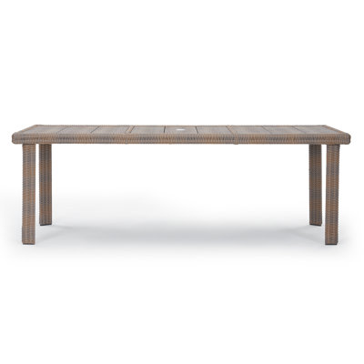 Azira 8-Person Wood 88x42 Dining Table - Gray
