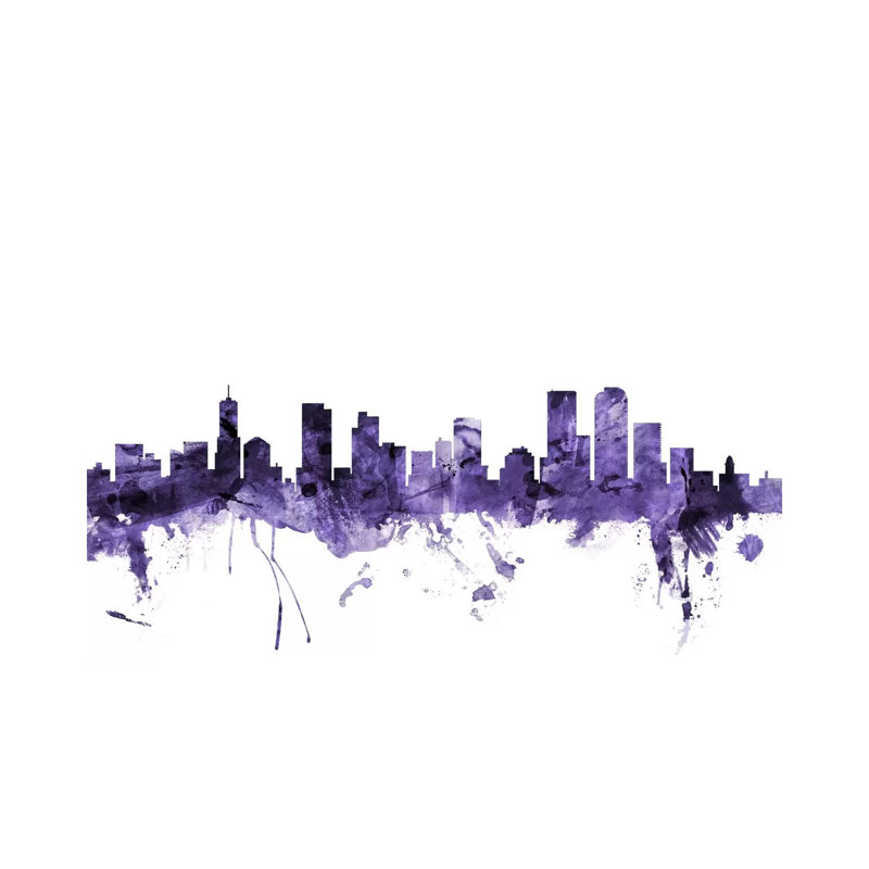 Denver, Colourado Skyline by Michael Tompsett - Wrapped Canvas Print, 66.04 cm H x 45.72 cm W