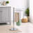 Freestanding 3-Arm Towel Rack in Stainless Steel