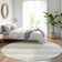 Premium Machine Washable Prisco Silver Rug