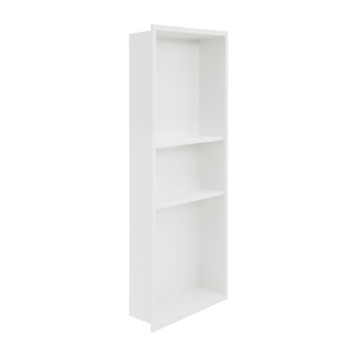 3-Tier Shower Niche Wall Shelf For Bathroom Storage