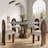 Amberly 53''/59'' Modern Round Dining Table With 360° Rotating Lazy Susan Kitchen Table For 4-10 People, One-step Installation-1711534789-1713620916