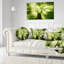Coussin lombaire à imprimé paysage