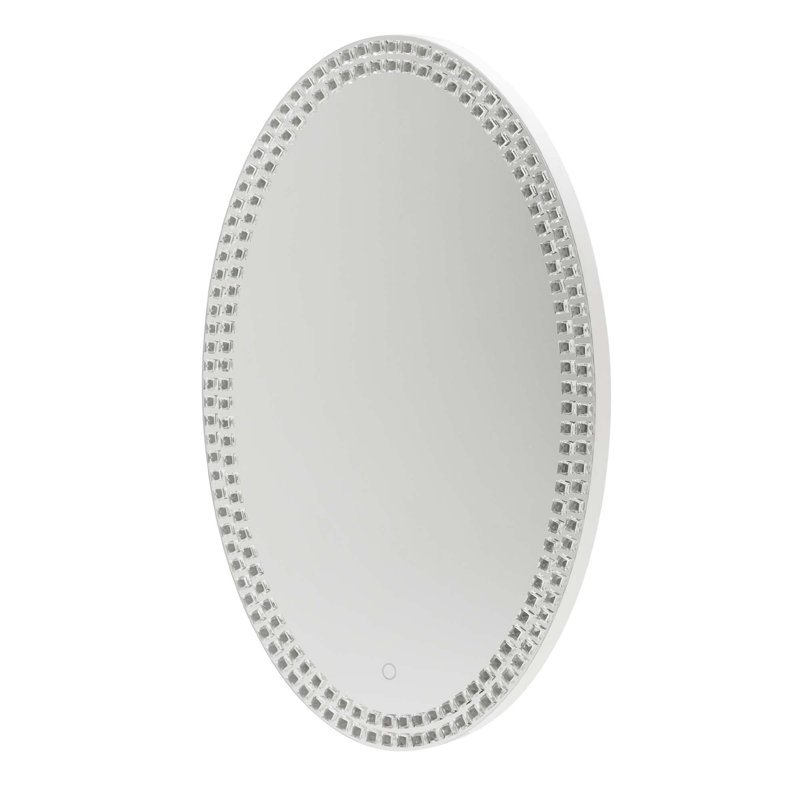 Montreal Glass Beveled Lighted Mirror