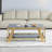 Allyse Glass Top Coffee Table-98449985-98449986