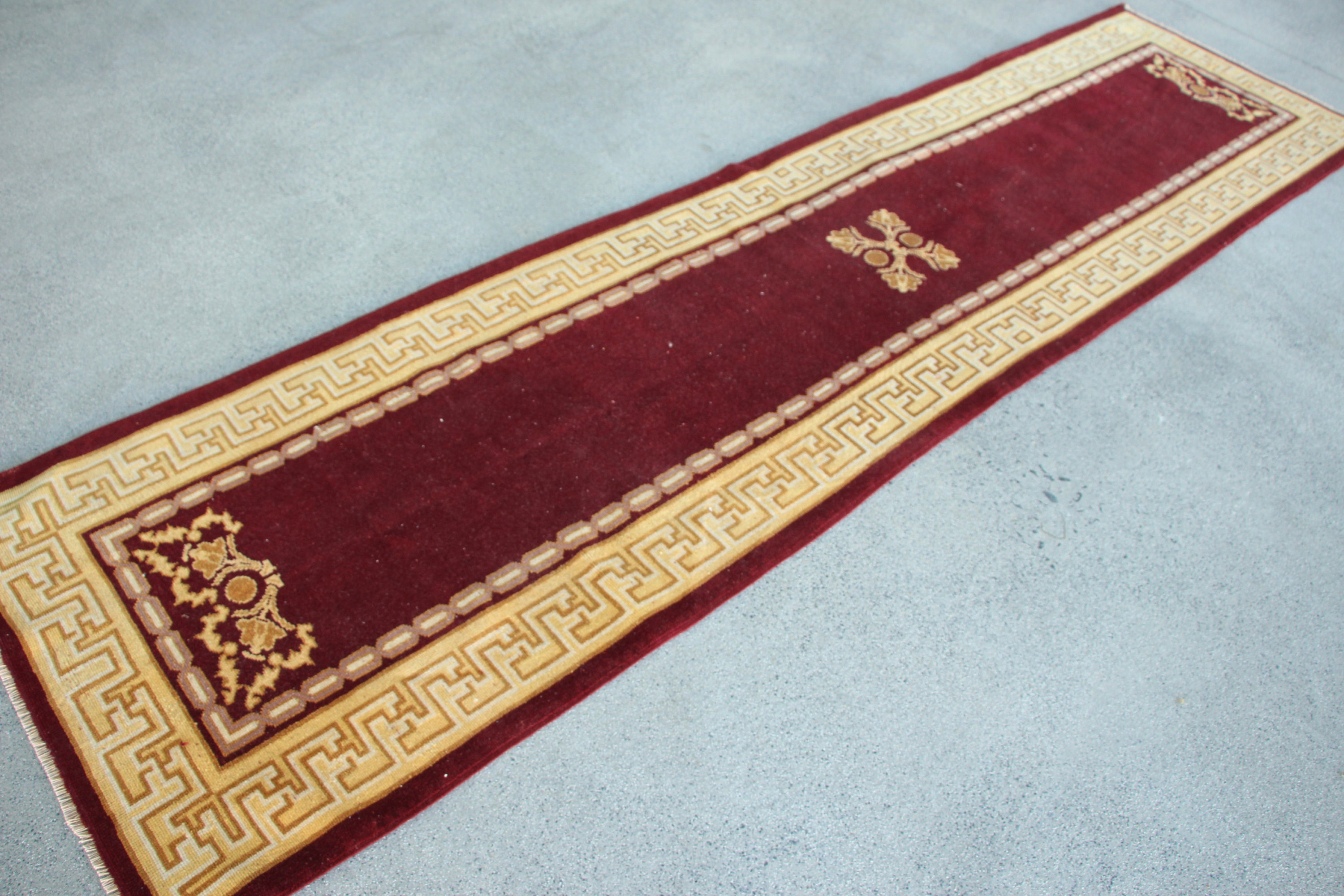 Bloomsbury Market Charming Purple Runner Rug For Stairs Made Of Wool In ...